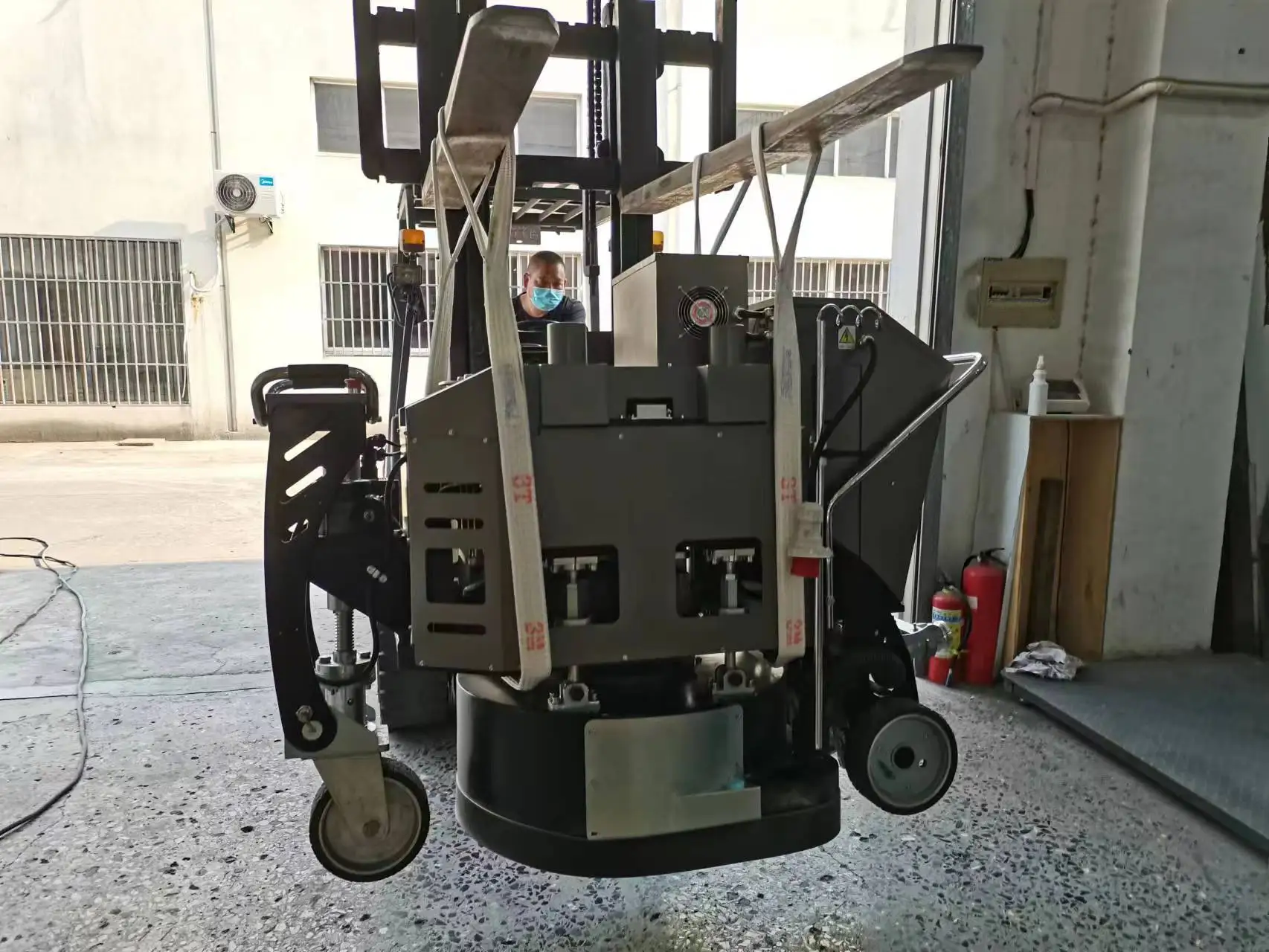 ASL 230mm*4 concrete floor scarifier machines for old and not flat floor