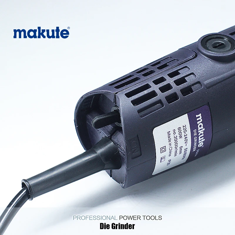 Makute DG004 6mm 14mm 600w 750w micro flexible mini collet extend pneumatic electric 110v air die grinder