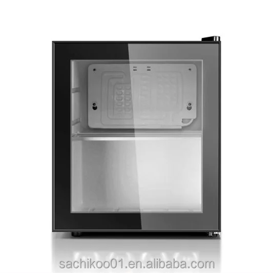 46 литров высокое качество компрессорный холодильник для охлажденных напитков вина стеклянная дверь мини-бар холодильник охлаждаемая витрина