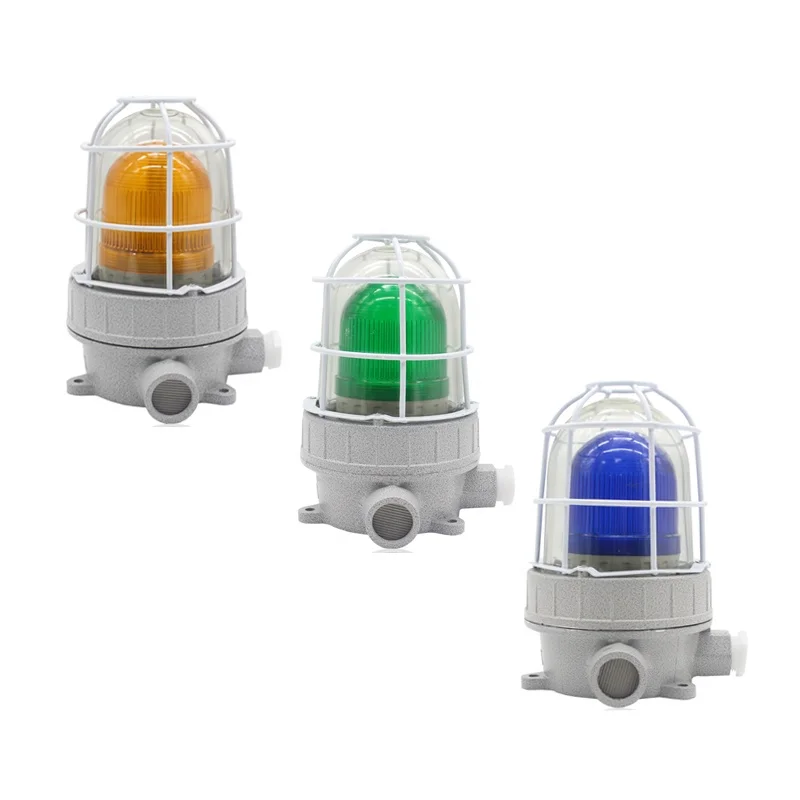 Explosion proof audible and visual light and sound alarm aviation obstruction beacon aeronautic flashing lamp