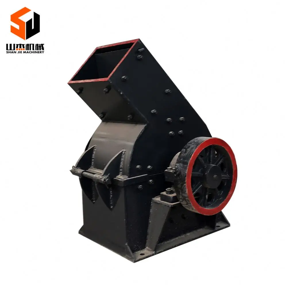 China Small Movable Diesel Engine Rock Stone Clay Sand Limestone Gold Mining Hammer Mill Crusher Machine