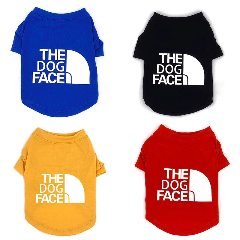 drop shipping special for summer pure color pet T-shirt dog clothing designer pet clothes