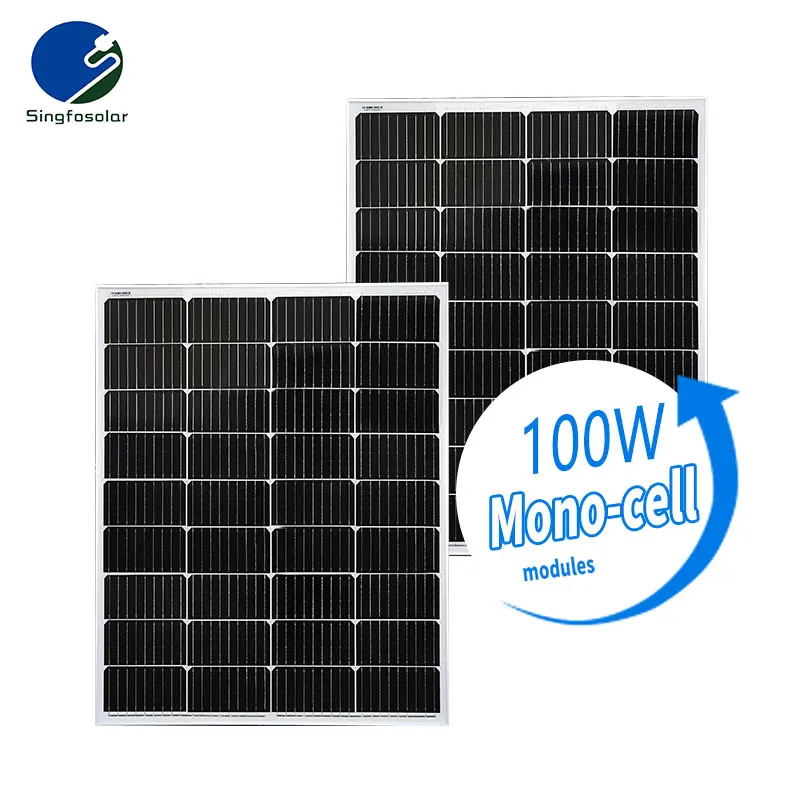 half cell mono solar panels 120w Solar power station home use solar panel for solar energy system