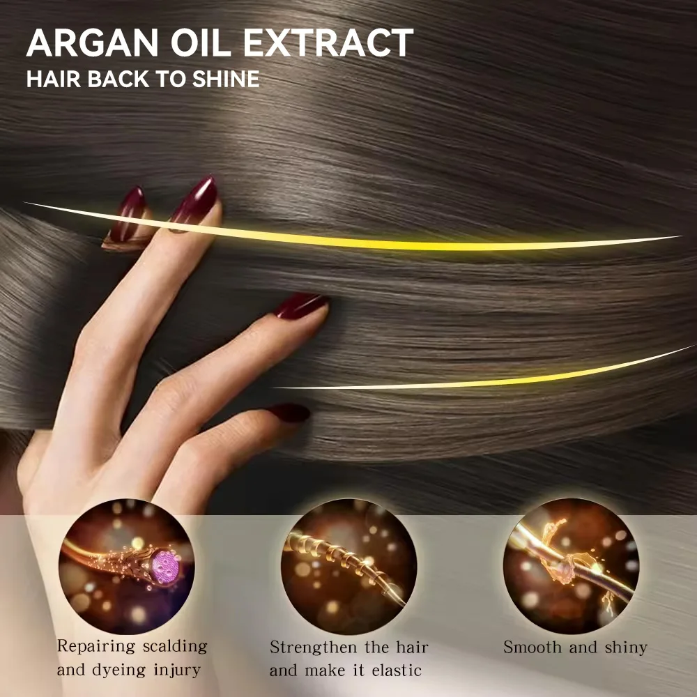 900ml large capacity Professional Salon Argan Oil shampoo Removing dandruff and nourishing Care for hair health