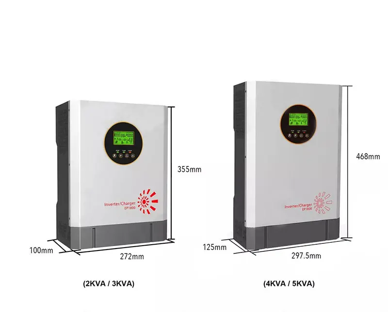 24VDC/1200W hybrid solar inverter 5kw with MPPT for solar power system for home and government
