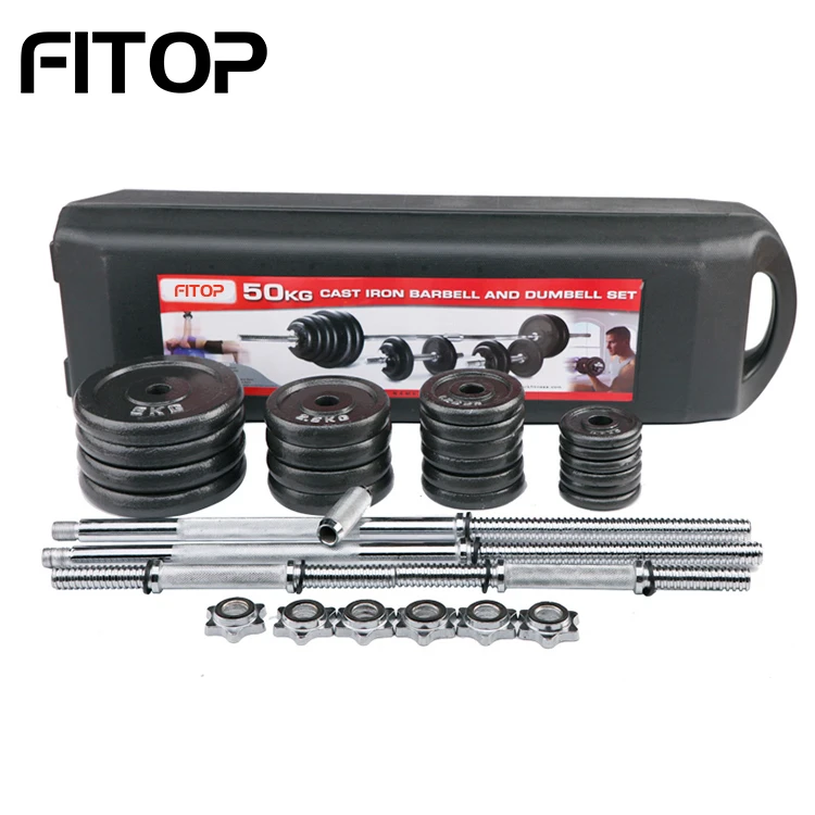 Dumbbell Adjustable Set Ajustables Mancuernas Manubri Regolabili Hot Sale Low Price Buy Cheap 50kg Black Universal 10 Sets FITOP