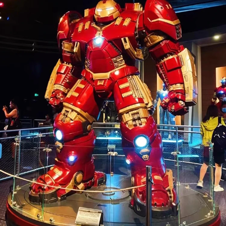 Outdoor Decoration Life Size Custom Marvel Hulkbuster Armor Mark  Resin Statue Collectible Marvel Fiberglass  Statues hot