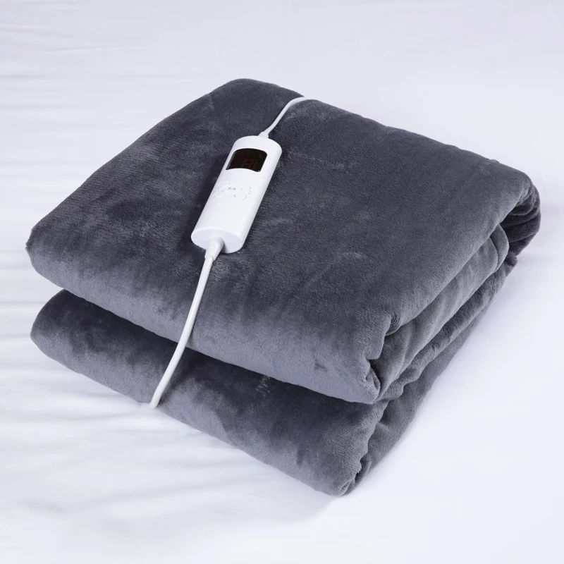 Professional Electric Blanket Heated Throw With CE GS RoHS AZO REACH Certificate