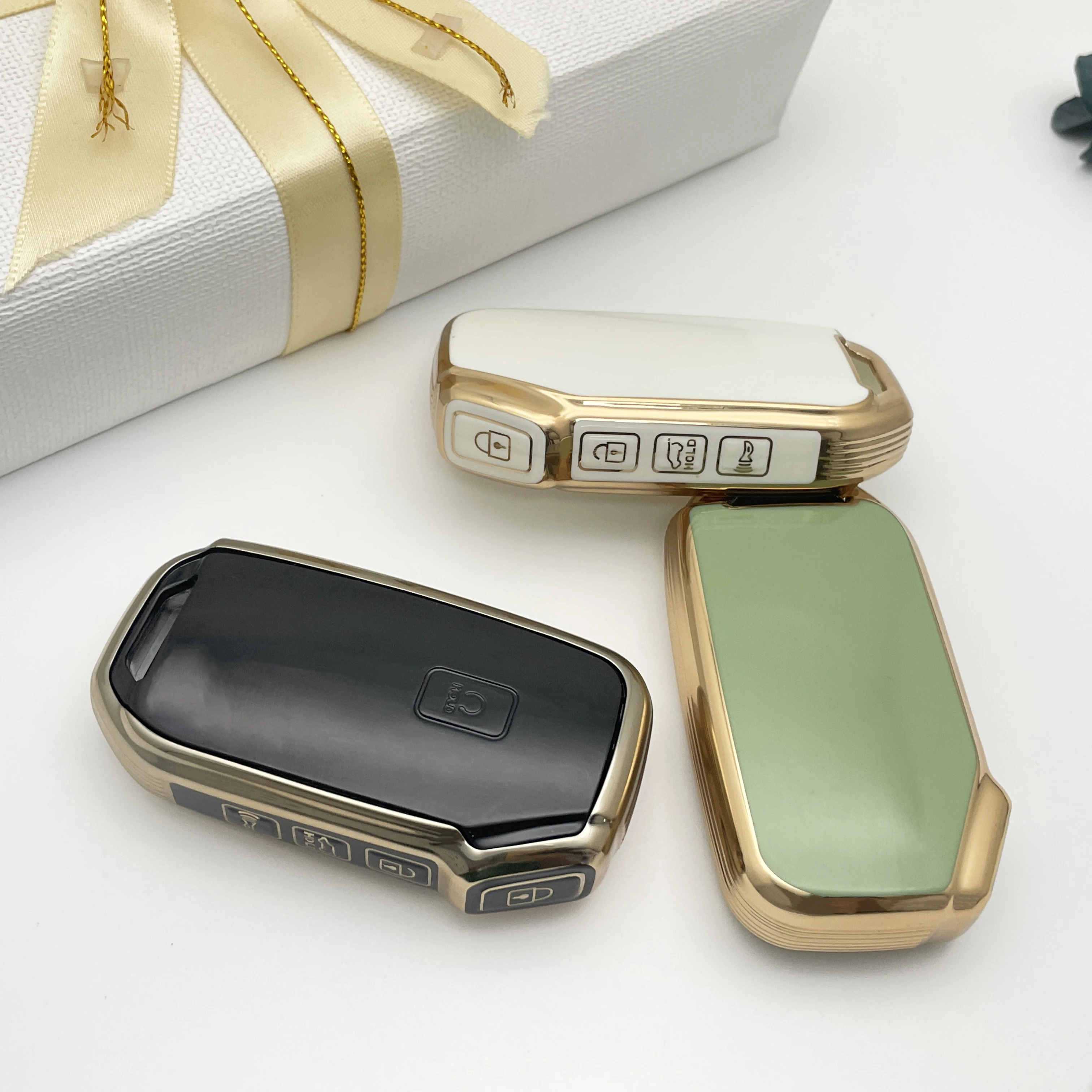 High quality wholesale customization waterproof soft tpu key cover for kia k3 series smart car accessories