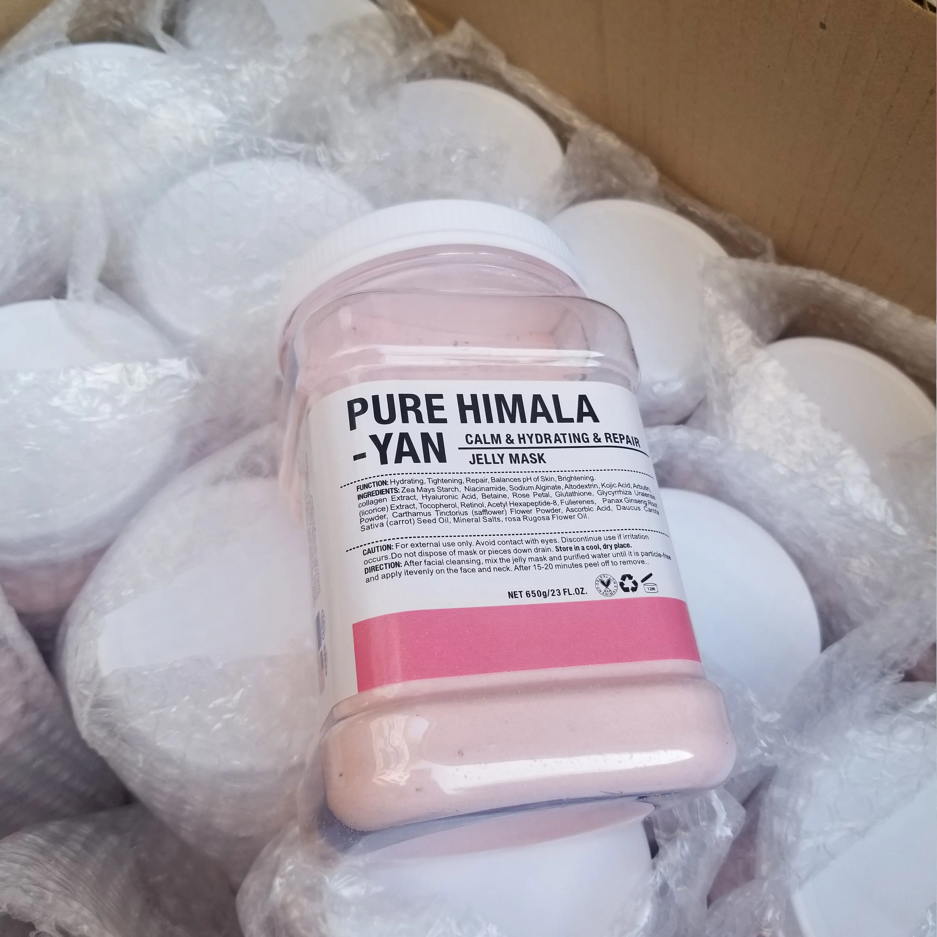 Best Natural Hydro Jelly Mask Powder Skin Moisturize Brighten Anti wrinkle Rose Petals Peel-Off Face Mask