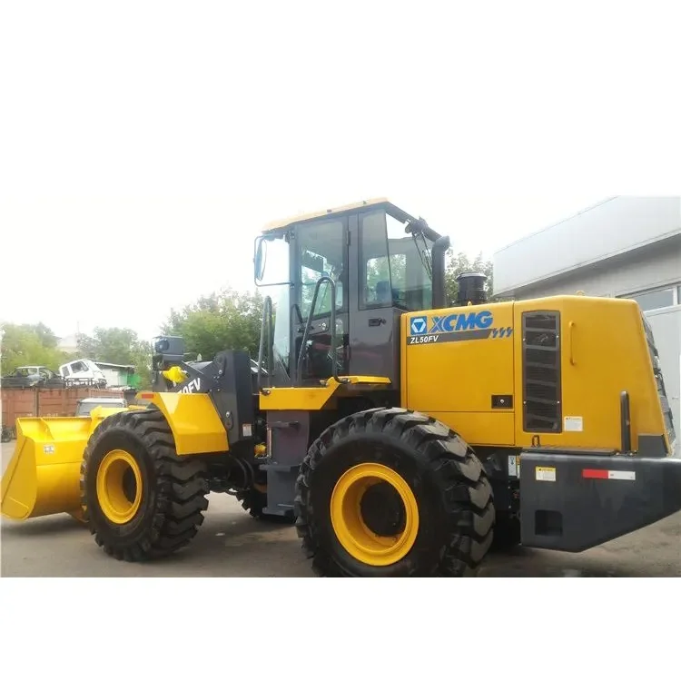 China Factory Hot Sale ZL50FV 5ton 2.5~4.5m3 Small Bucket Shovel Wheel Loader Used Front Loader with 5 Ton Engine Spare Parts