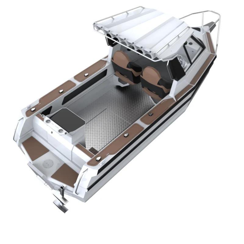 6.25 m craft welded deep V hull aluminum fishing boat and speed yacht