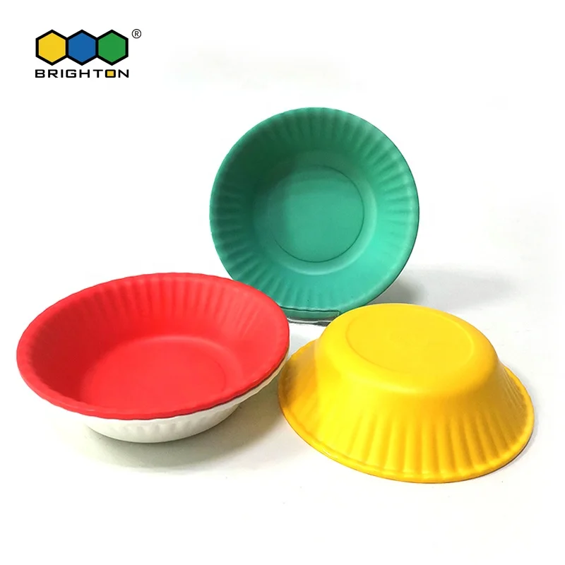 
Unique Origami Style Design stackable melamine janeese salad soup bowl red yellow white green for party 