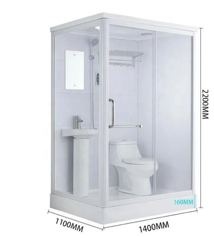 Cabin Luxury 20ft Prefabricated houses with bathroom temporary house prefabrik konteyner ev