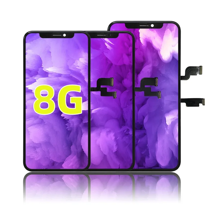 mobile phone oem tft lcd full housing assembly display panel for iPhone8 refurbished touch screen