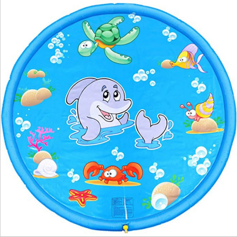 Inflatable Pvc Play Sprinkler Mat Outdoor Game Toy Lawn Summer Kids Spray Water  Mat Toys Kid Water Park Pool Toys