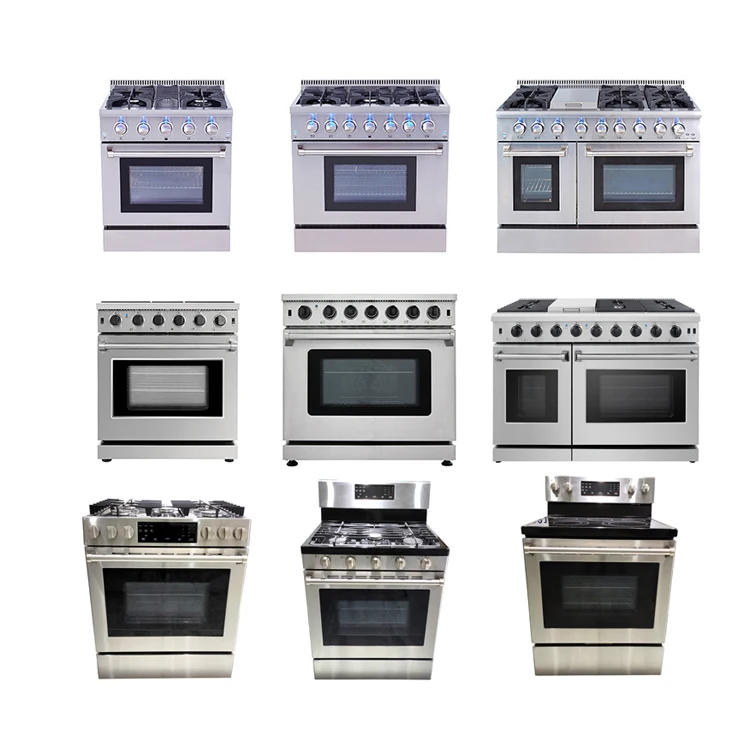 Hyxion 30 36 48 Inch Kitchen Gas Burner Range Stoven With Stove