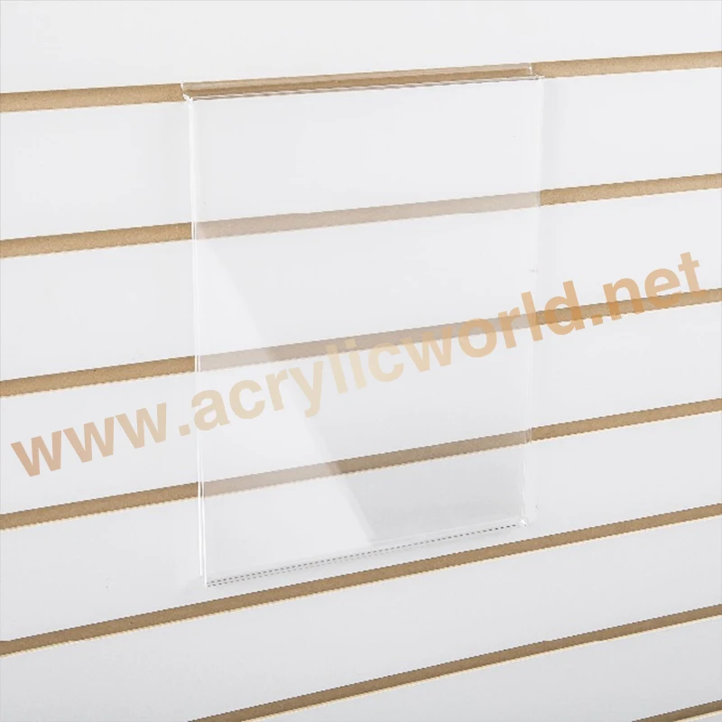 Factory New High Grade Acrylic Plastic Slatwall Shelf