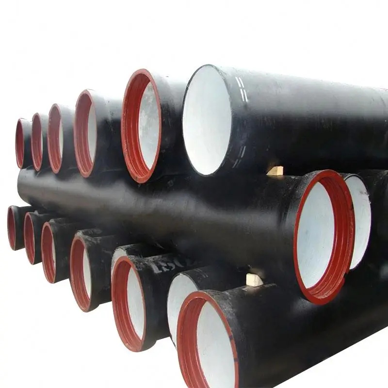 China Factory High Quality Ductile Cast Iron Pipe ductile iron socket spigot pipe k9 1200mm ductile iron pipe