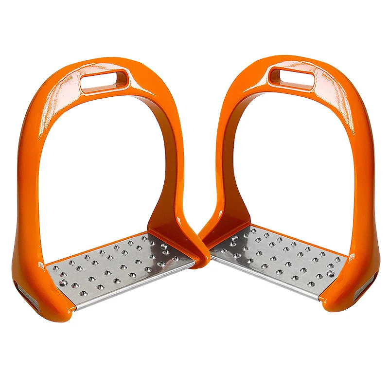 Multi-Color Aluminum Stirrups Thickened And Weighted Stainless Steel Pedal Horse Stirrups And Customized Logo Plates