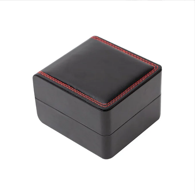 Коробка для часов из искусственной кожи с откидной крышкой коробка хранения ювелирных изделий Упаковочная подарочная