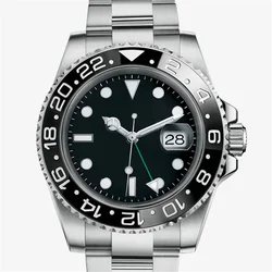 2021 GMT Ceramic Bezel Mens Mechanical Stainless Steel Automatic Movement Watch Luxury Sports Self-wind Jubilee master Watches