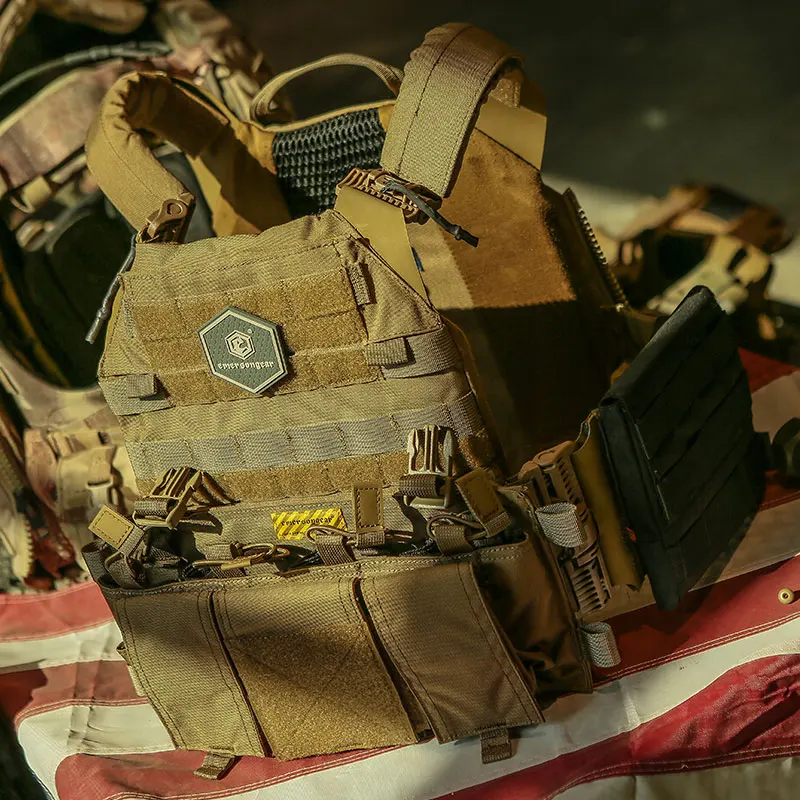Emersongear 500D Cordura Нейлоновая быстросъемная многоплановая Опора JPC тренировочное оборудование Камуфляжный боевой тактический жилет