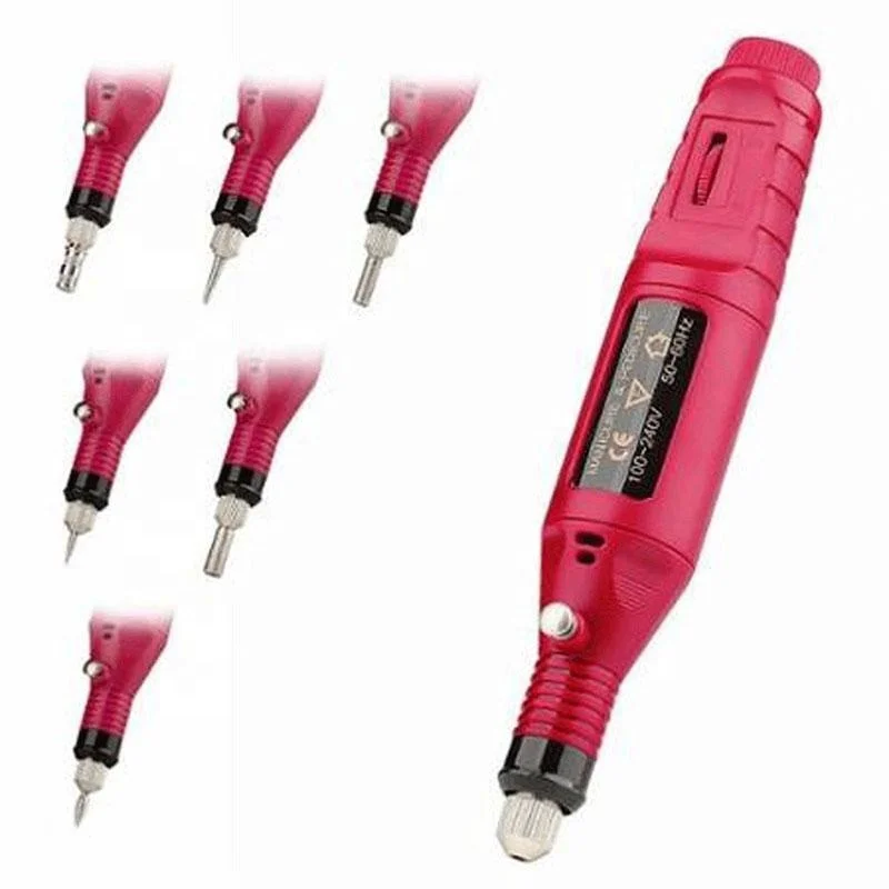 Electric Nail Art Drill Handle Grinding Pen File Machine Manicure Pedicure Nail Equipment And Tools