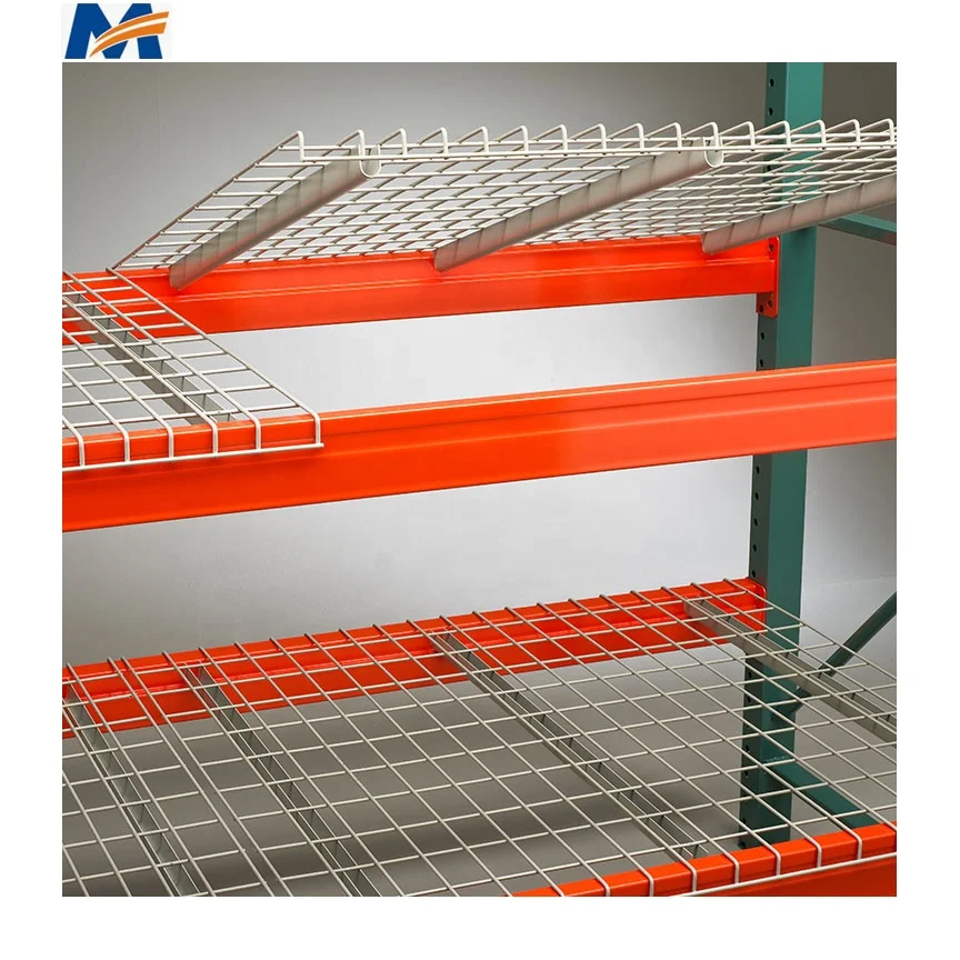 Heavy Duty Warehouse Storage Pallet Racking Galvanized Wire Mesh decking