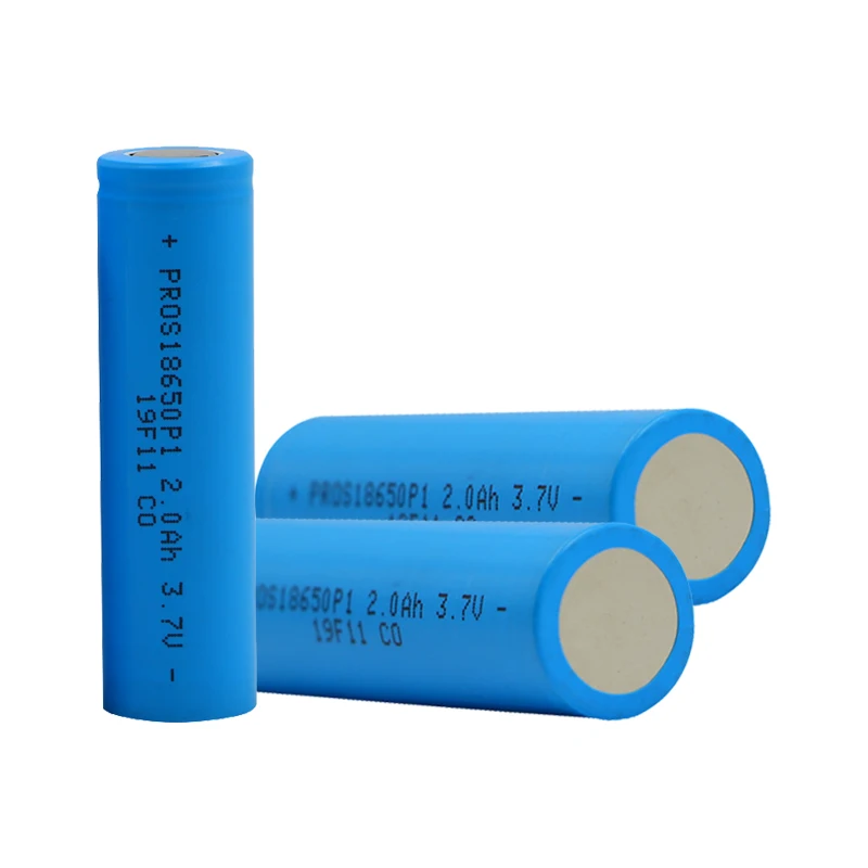
Hot selling 0.2C 18650 3.7V 3000mah 2800mah 2600mah 2000mah battery cells 