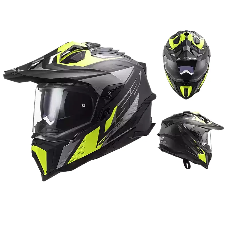 LS2 MX701 Fullface Bicycle Adults Advanced Protection Wholesale Ski Customize For Outdoor Activities Carbon Fiber Helmet