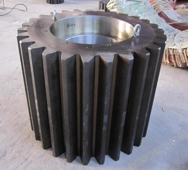 Steel ball mill gear cast iron ball mill gear grinding drive pinion