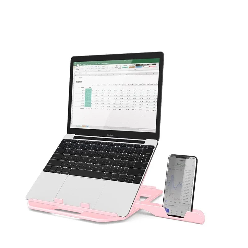 Wholesale laptop base phone holder notebook stand 17inch 360 Rotatable height laptop stand adjustable