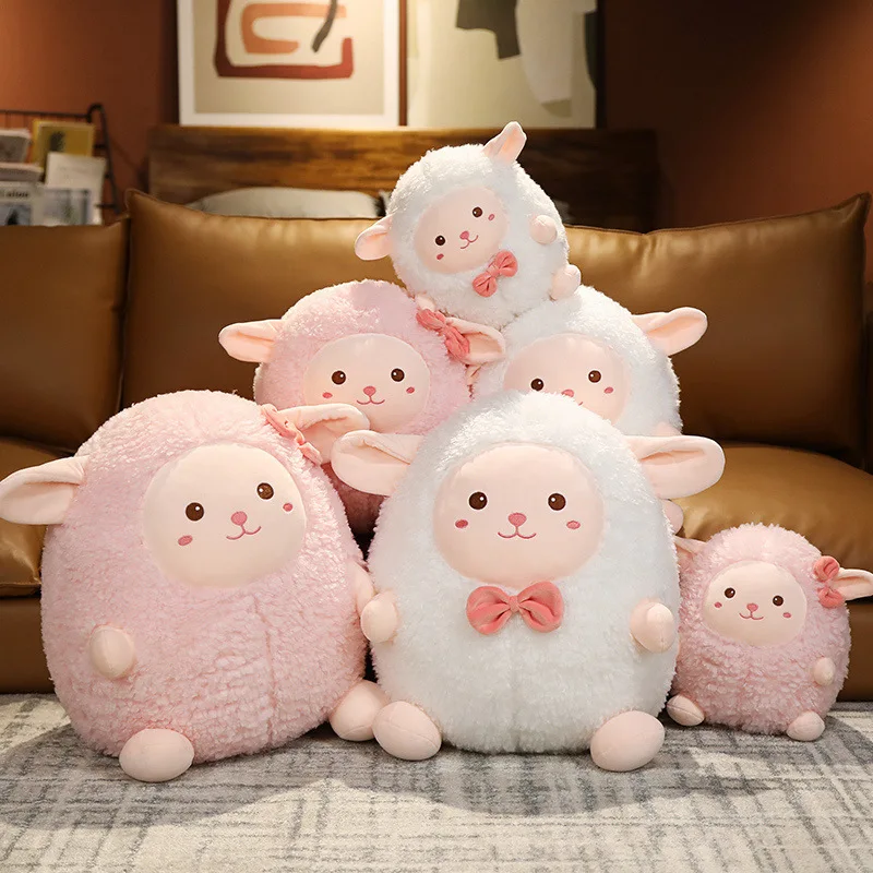 Wholesale foreign trade New styles Cartoon balls Lamb dumplings plush toy sheep cartoon dolls Animal plush toys
