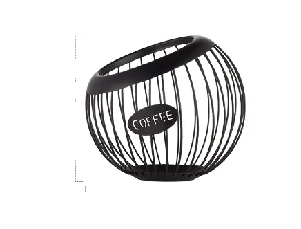 Metal Holder Wire Fruit Storage Coffee Capsule Holder Mug Coffee Pod Basket