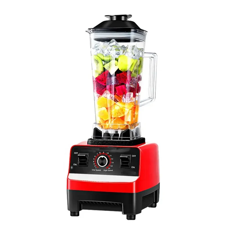 RANBEM Kitchen Household Black Red 1800 Watts High Speed Blender 2 Litre Powerful Blender With Ice Crush Technology