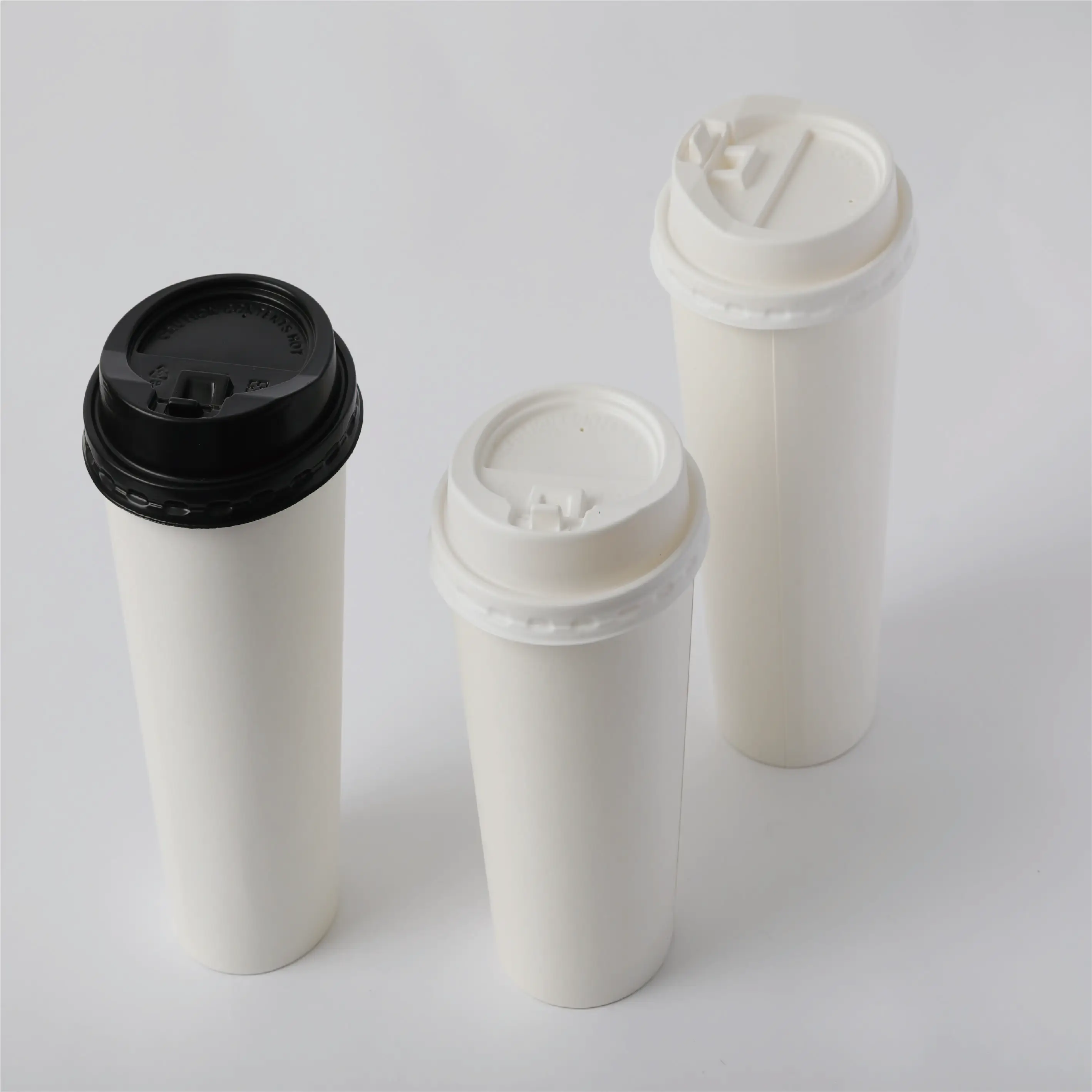 OEM New design compostable cup coffee cup lids for pink black white kraft paper cup