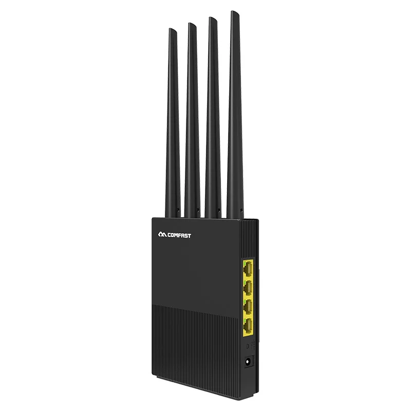 Comfast 2 4 г & 5 8 Г двухдиапазонный Wi-Fi 1200 Мбит/с * 5dBi с высоким коэффициентом усиления антенны широким охватом беспроводной гигабитный маршрутизатор