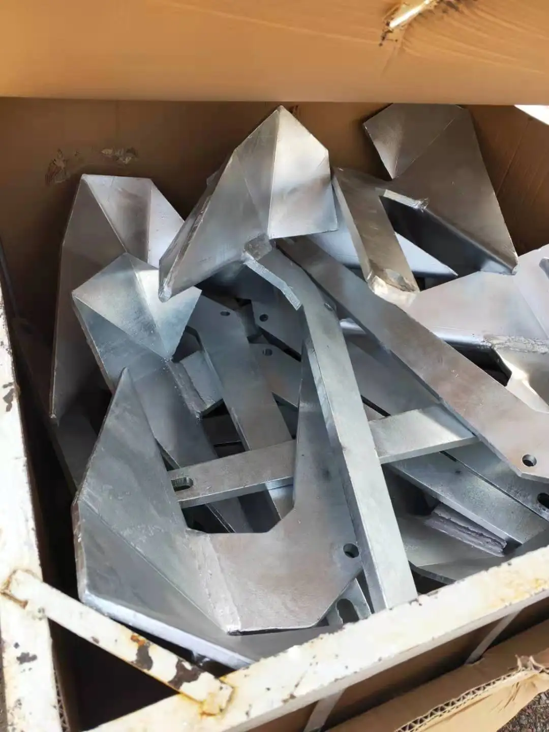 Shipping High Mirror Polished Marine AISI316 Stainless Steel Delta Anchor for Ship Yacht