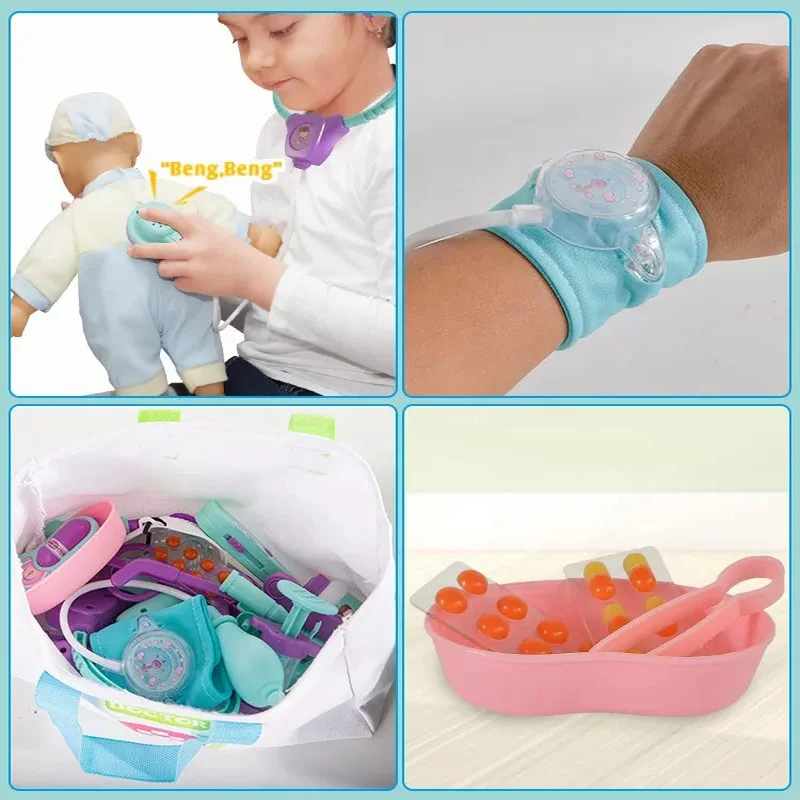 Ly Role Pretend Play Toys Doctor Set For Kids Eighth Doctor Kits Toys Suitcase Pet Spielzeug Doctor Toys