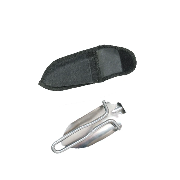 Lightweight Mini Stainless Steel Foldable Garden Trowel, Handy Camping Shovel for Gardening Potting Multi-Tool w/ Carrying Case