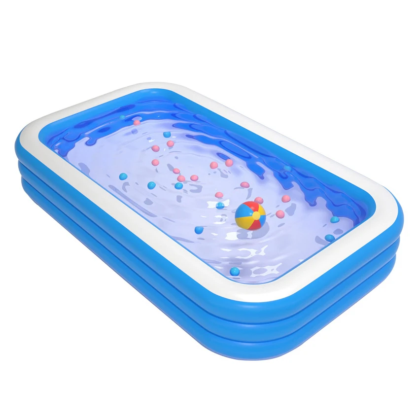 Wholesale wireless automatic inflatable swimming pool kids toy ocean ball pool outdoor inflatable swimming pool