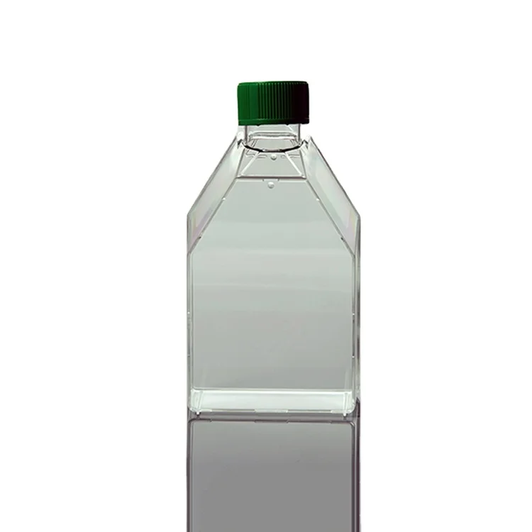 Laboratory Consumables Tissue Cell Culture Flasks 50ml Cell Culture Flask With Vent Cap Or Plug Seal Cap