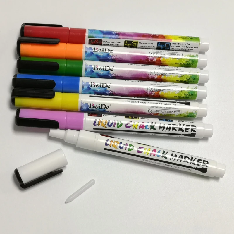 Shenzhen 2023 Manufacture wet erase liquid chalk pen suppliers 1 mm extra fine tip
