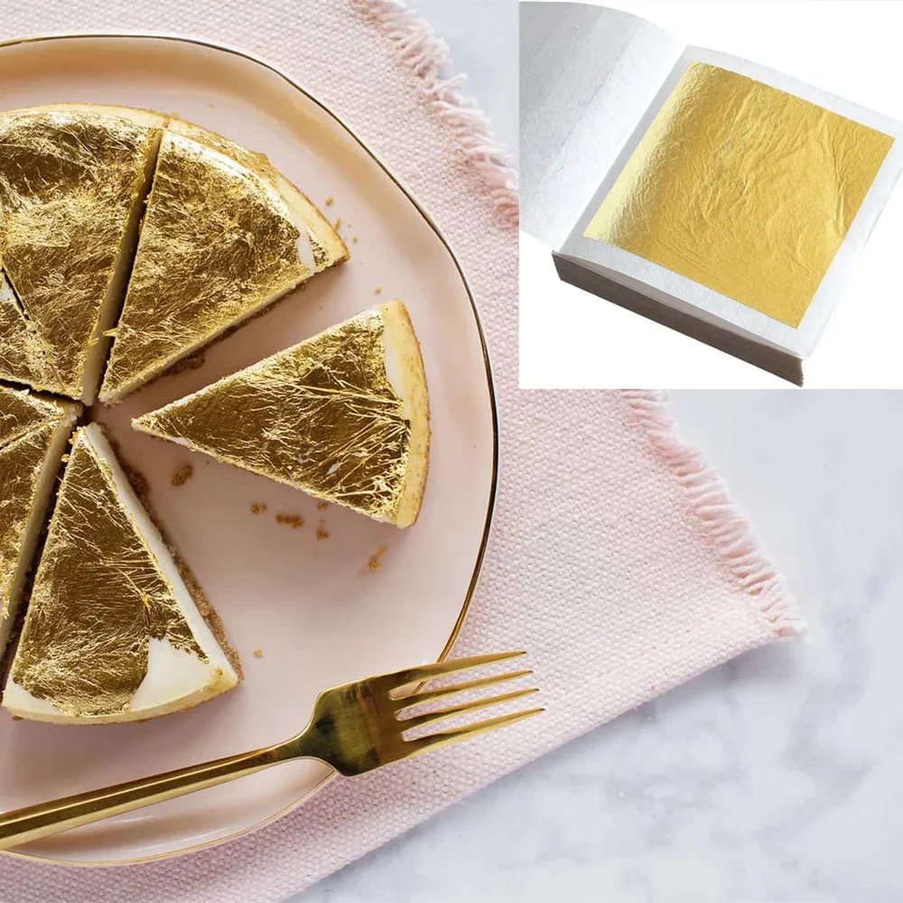 Large Edible 24K Gold Leaf Skincare Sheets For Face Skin Art