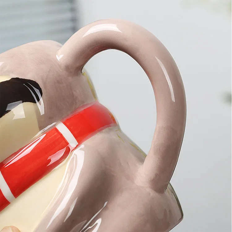 3d Animal Ceramic Mug Custom With Animals Mug Ceramic Coffee Cup For Drinking