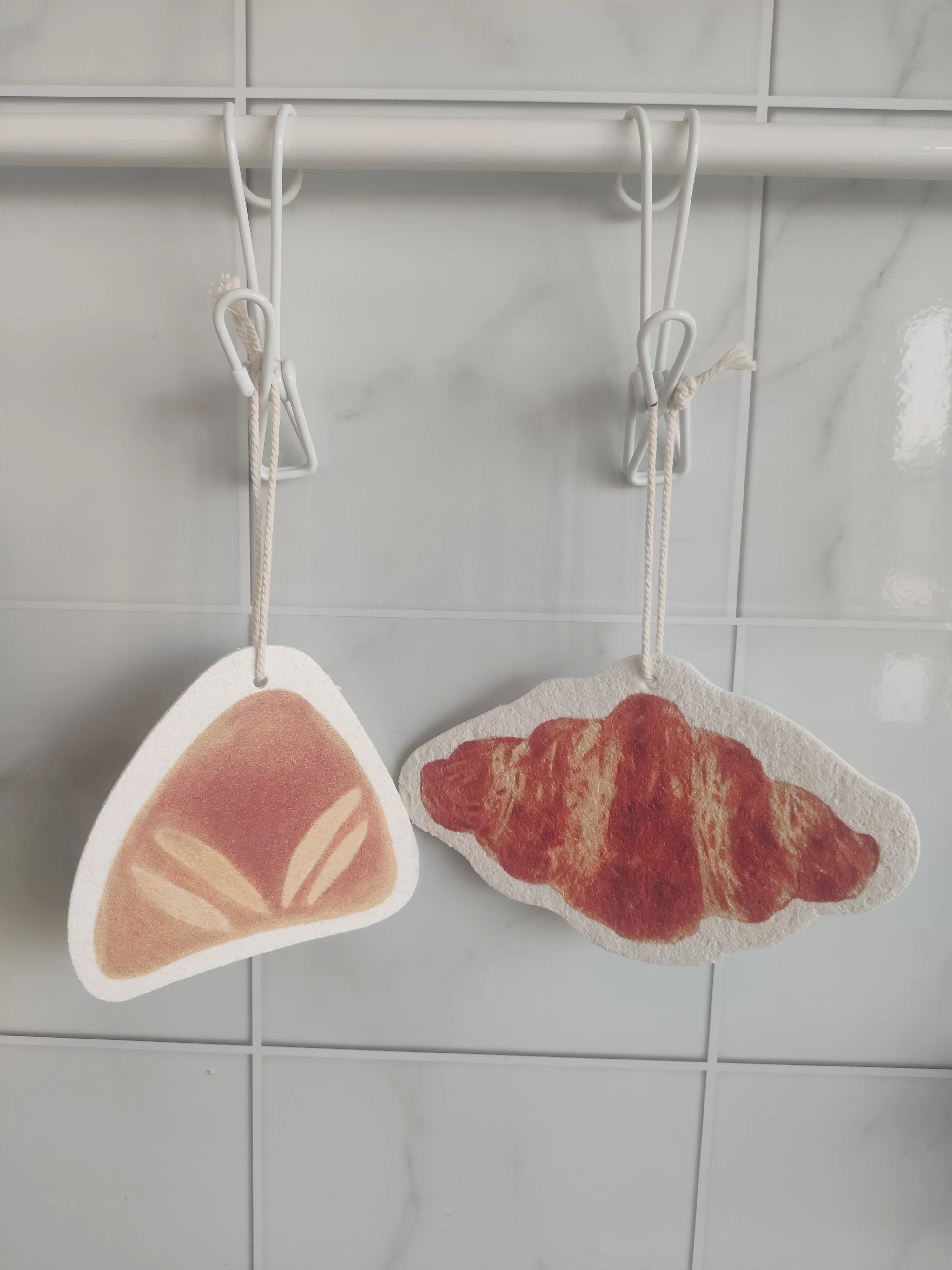 Reusable Compressed Wood Pulp Cleaning Sponges Quick Drying Non Scratch Sponge for Kitchen