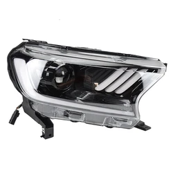 AKD Car Styling for Ford Ranger Headlight 2016-2020 Everest LED Head Lamp H7 D2H Hid Option Angel Eye Bi Xenon Beam Accessories