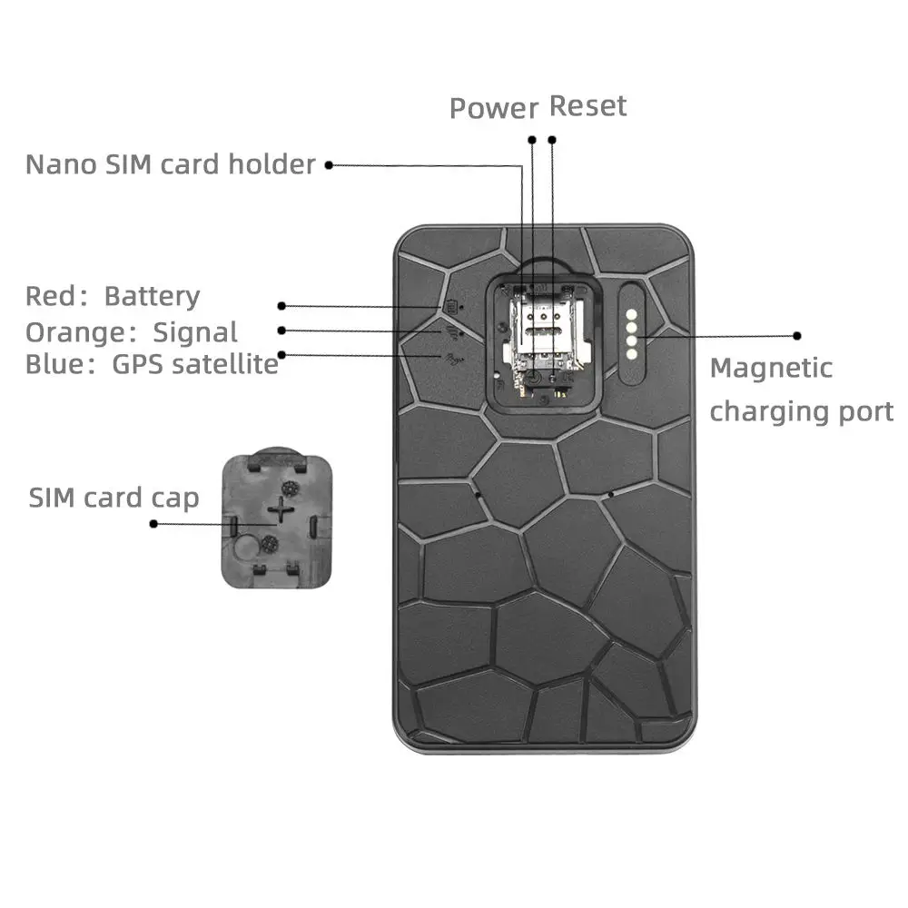 GF50 мини GPS/GSM Wifi LBS GPS трекер для автомобиля персональный SOS тревожная связь