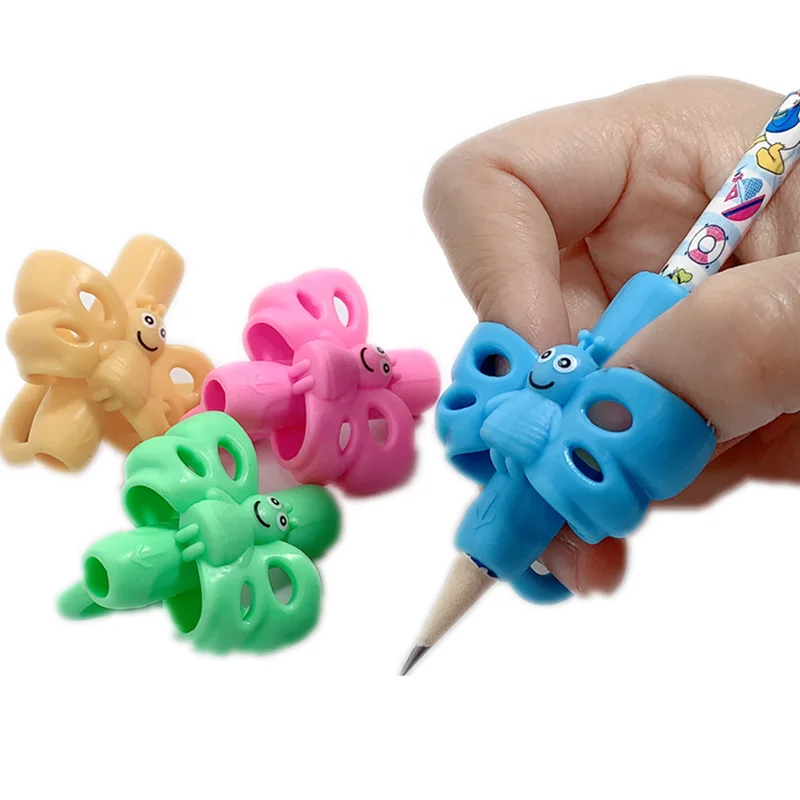 Силиконовые резиновые ручки для карандашей, держатель для карандашей для рукописного письма, эргономичная ручка для карандашей/ручки, бесплатная доставка